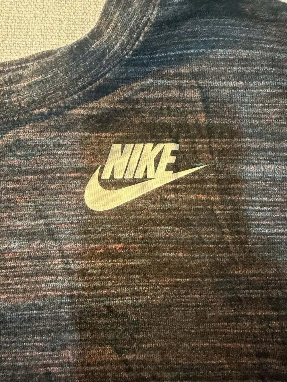 Nike Women's Space-Dyed Long Sleeve Athletic Crewneck Shirt Size XL